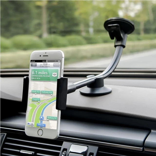 Car Mount Long Arm Universal Windshield Dashboard Car Phone Mount
