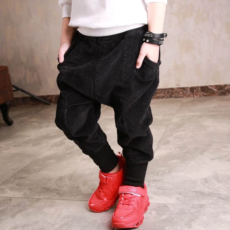 2017 Spring Fashion children s Clothing harem hip hop dance baggy pants corduroy bloomers sweatpants costumes