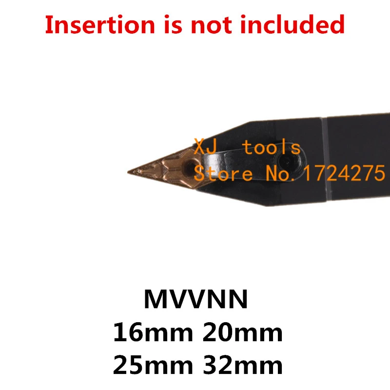 1 шт MVVNN1616H16 MVVNN2020K16 MVVNN2525M16 MVVNN3232P16 MVVNN токарный станок с ЧПУ режущие инструменты резец для наружной обточки держатель