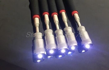 

300pcs Rushed Real Stick Neodymium Imanes Iman Mini Led Pick Up Tool Telescopic Magnetic Magnet For Picking Nuts And Bolts