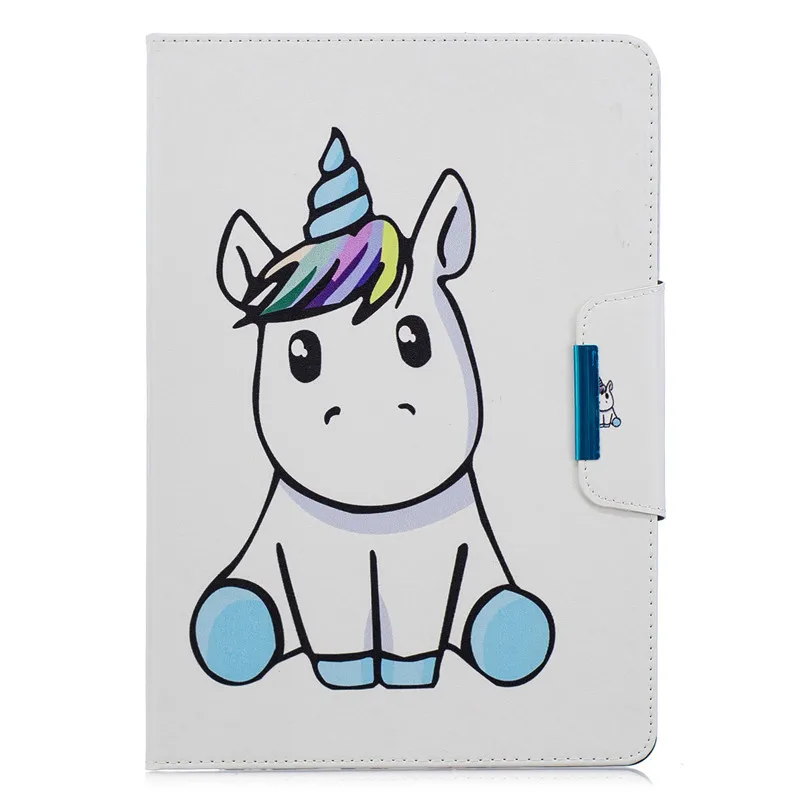 Wekays For Coque Apple Ipad Pro 10.5 inch 2017 Cartoon Unicorn Leather Fundas Case For Ipad Pro 10.5 inch Cover Cases Pro 10.5