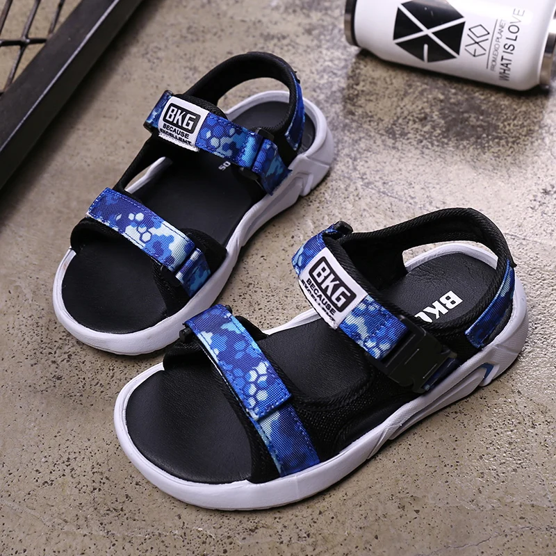 

PINSEN 2019 New Summer Kids Sandals boys Breathable Boy Sandals Children shoes Open Toe Sandals baby for Girls chaussure enfant