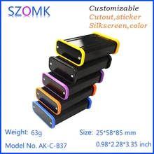 1 шт., 25*58*85 мм Лидер продаж алюминиевый экструдированный распределительный корпус алюминиевый корпус проектная коробка с силиконовыми кольцами Алюминиевый Чехол