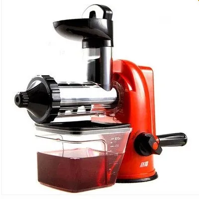 Slow juicer extractor fruit vegetable wheat grass juice machine for home use manual -in Juicers ...