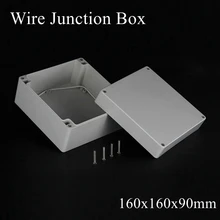IP65 160x160x90 мм пластиковая коробка для АБС проекта водопоф распределительная коробка для проводов Кабельный разъем герметичный корпус Корпус 160*160*90 мм