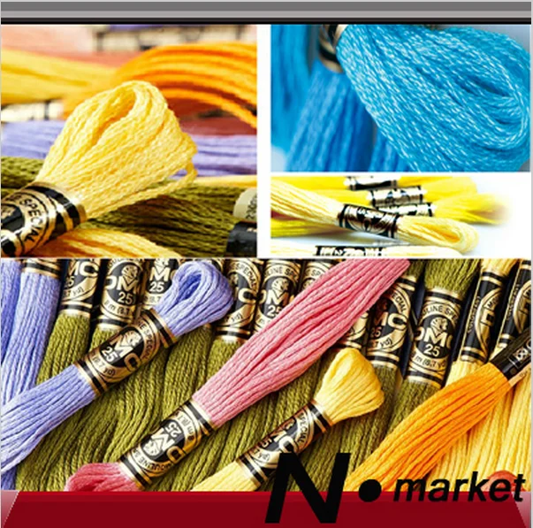 

CXC Random Different Color 30 PCS / Lot Colorful Cxc Cross Stitch Embroidery Thread Similar DMC Thread Color Alta