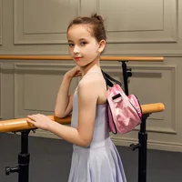 Sansha Girls 7L Small PU Ballet Dance Bag With Shoulder Straps Gym Sports Bag 325mm*114mm*193mm KBAG4 2