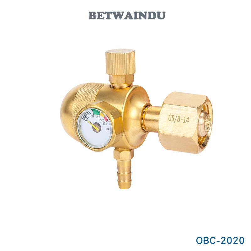 Прочный латунный аргоновый газовый редуктор, регулятор давления потока воздуха, измеритель для газовой сварки