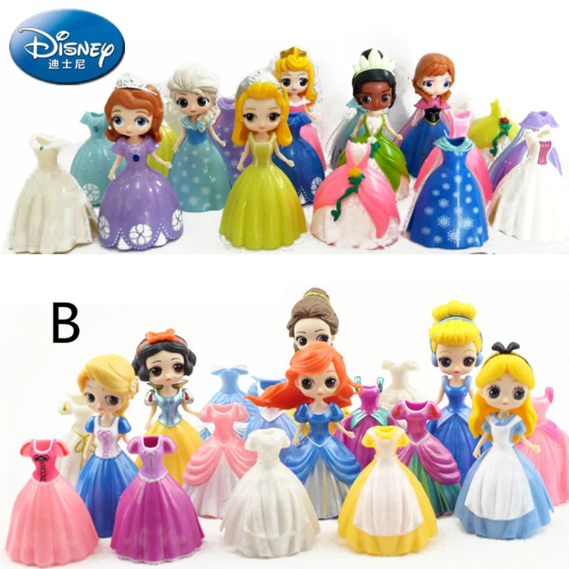 6 frozen dolls
