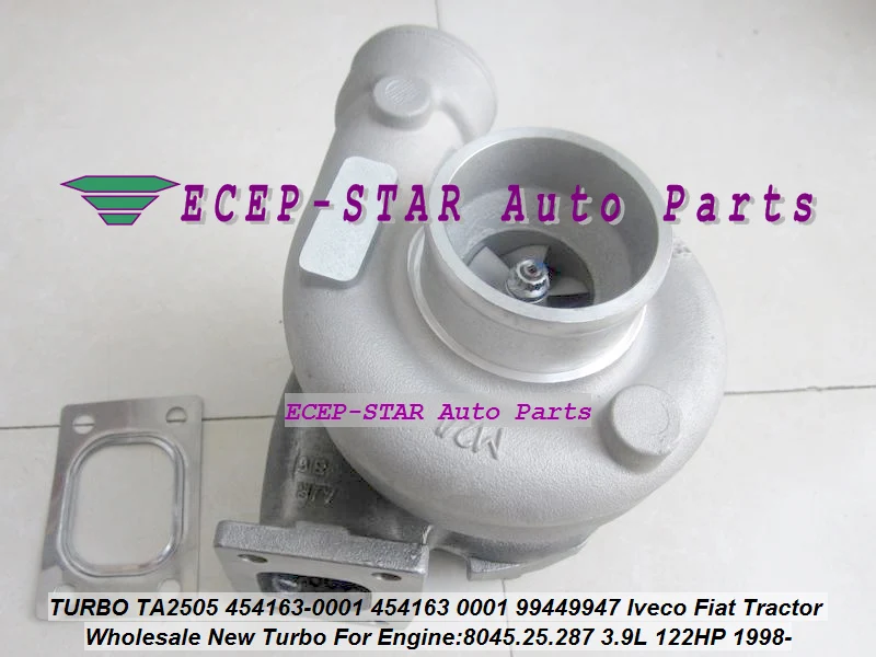 

TA2505 454163-0001 454163 0001 4541630001 99449947 Turbo Turbocharger For Iveco For Fiat Tractor 8045.25.287 3.9L 122HP 1998-