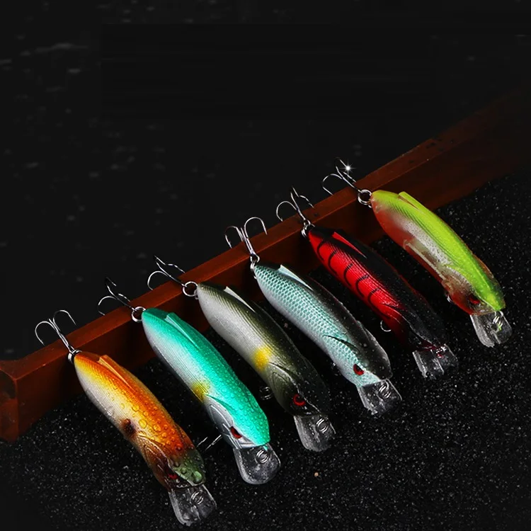NEW 80mm 16g Minnow Stream Fishing lure Mini Trout baits small whopper vibrating light sinking micro fish crankbait japan winter