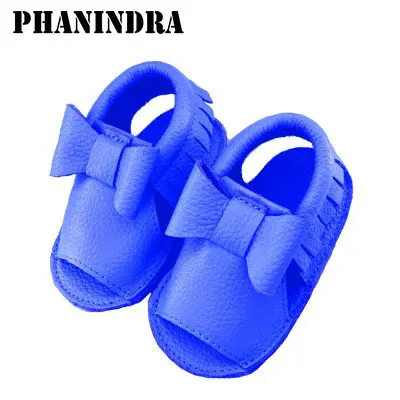 Estilo de Couro Genuíno de Verão Novo Sapatos Mocassins Bebê Newborn Primeiro Walker Macio Moccs Crianças Menina Infantil Verão Attipas 14 High Quality Mamãe e Bebê