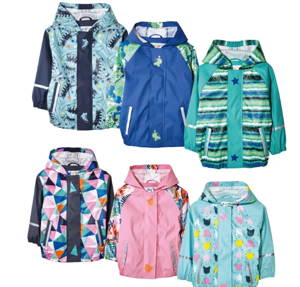 

New Fashion Travel Climbing Boys and Girls Rainsuit Windproof Waterproof Children Raincoat Outdoor Sport Kids Rainwear C658