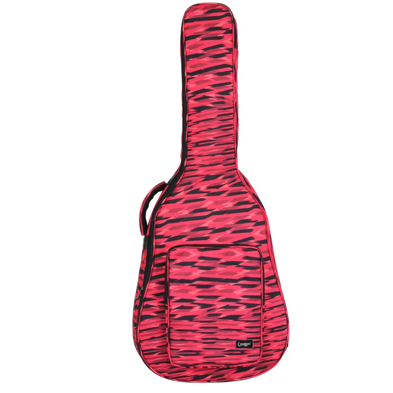 40 / 41 Inch Folk Acoustic Guitar Case Gig Bag Double Straps Canvas Pad Cotton Thickening Soft Cover Waterproof Backpack 40 / 41 Inch Folk Acoustic Guitar Case Gig Bag Double Straps Canvas Pad Cotton Thickening Soft Cover Waterproof Backpack