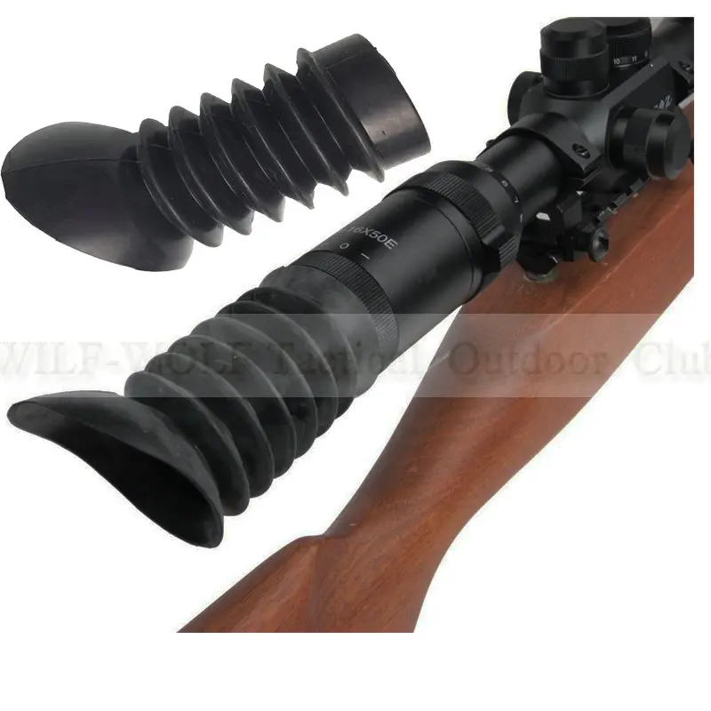 Soft Rubber 38-39mm Rifle Scope Ocular Recoil Cover Eye Protector Riflescope For Hunting Shooting | Спорт и развлечения