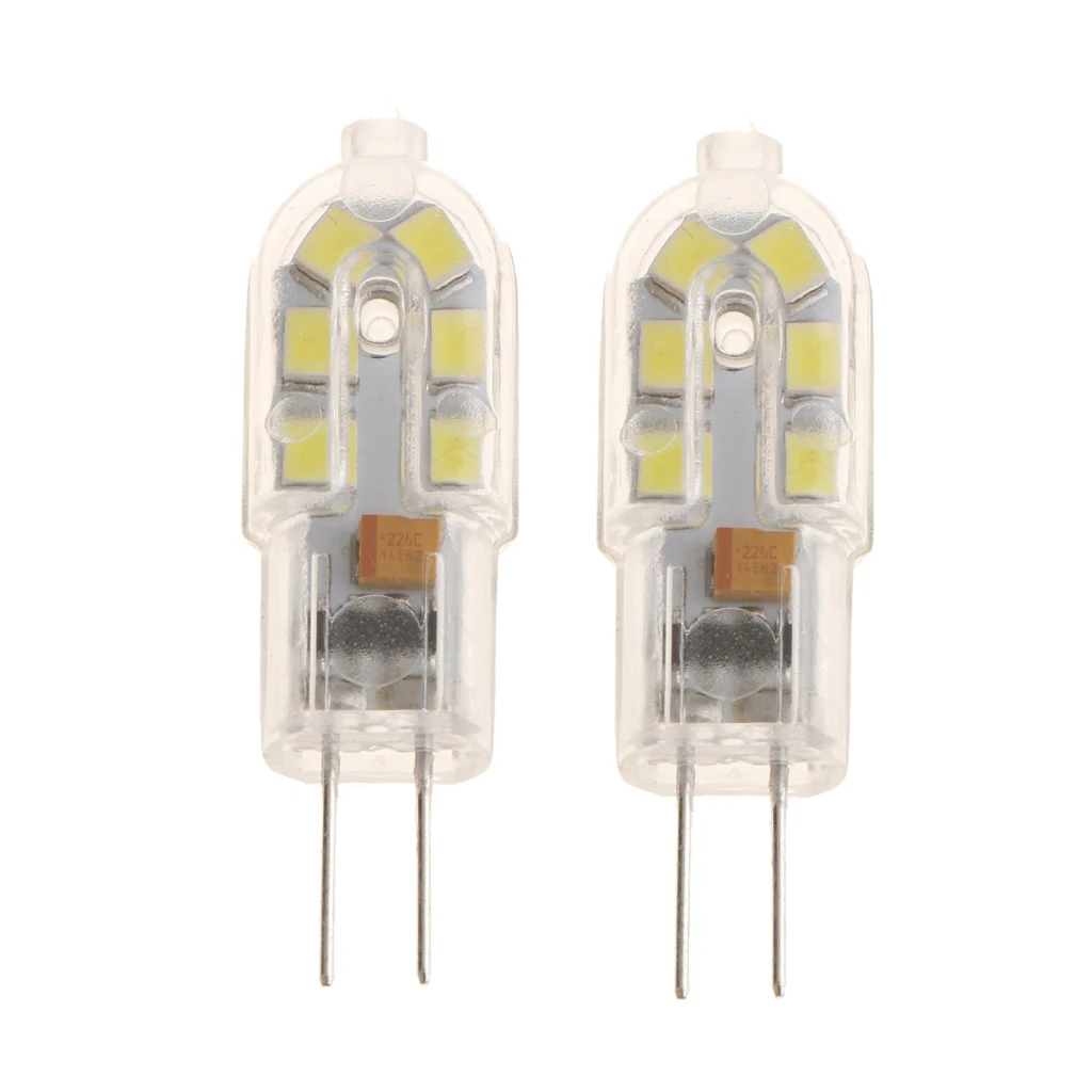 2Pcs/lot Lowest Price G4 LED Lightbulb Capsule Lamp PIN Capsule Light Bulb White Flicker-free