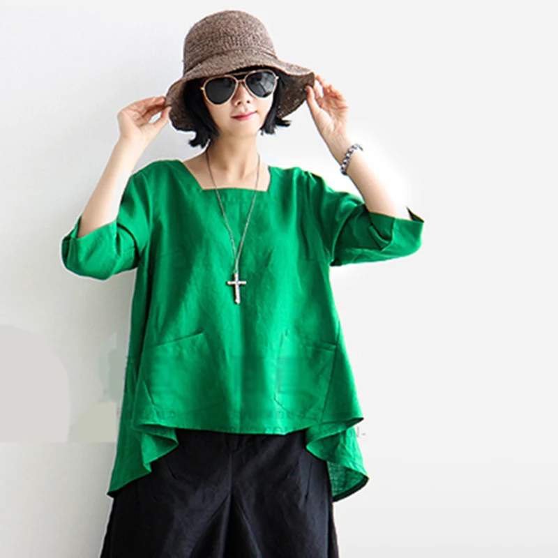 cute linen tops