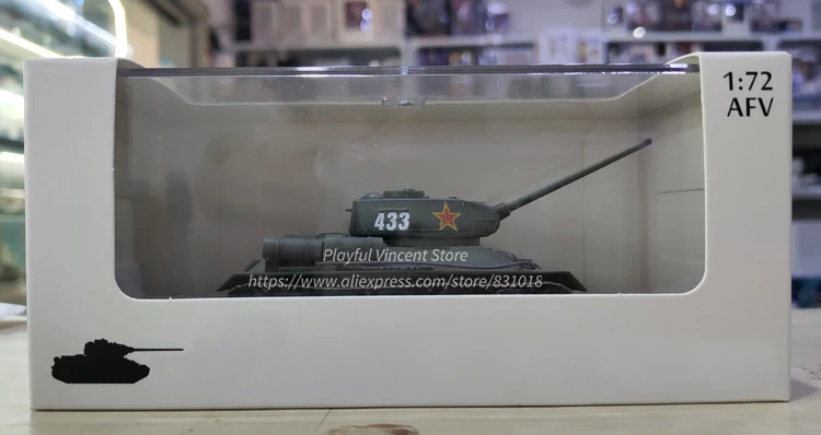 1/72 T34 T-34/85 танк Китай армейский красный пять звезд 433 Полная коллекция танк