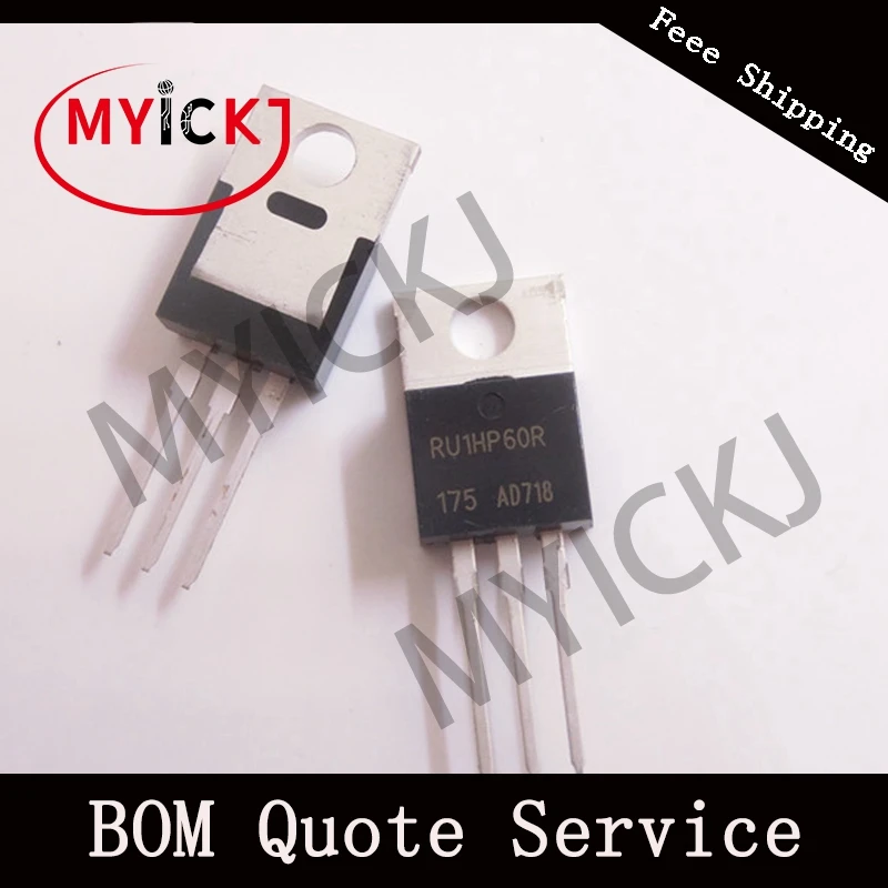 5 шт. RU1HP60R P-Channel Расширенная мощность MOSFET IC-CHIP до-220