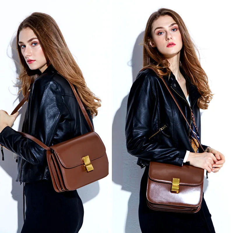 

LOEIL handbag 2018 new Messenger bag tofu bag small square bag shoulder bag