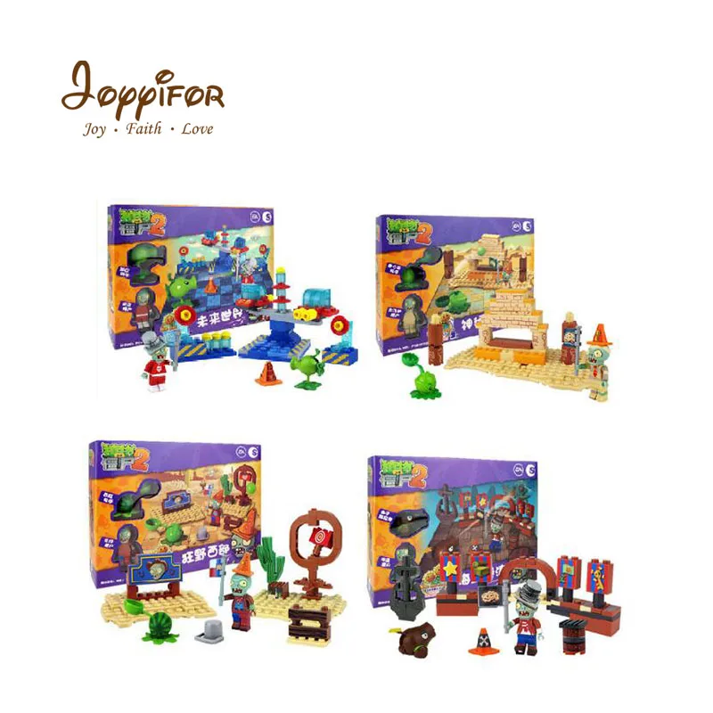 

Joyyifor Plants vs Zombies Action Scene Model Bricks Compatible With LegoINGlys Building Blocks For Children Educational Toys
