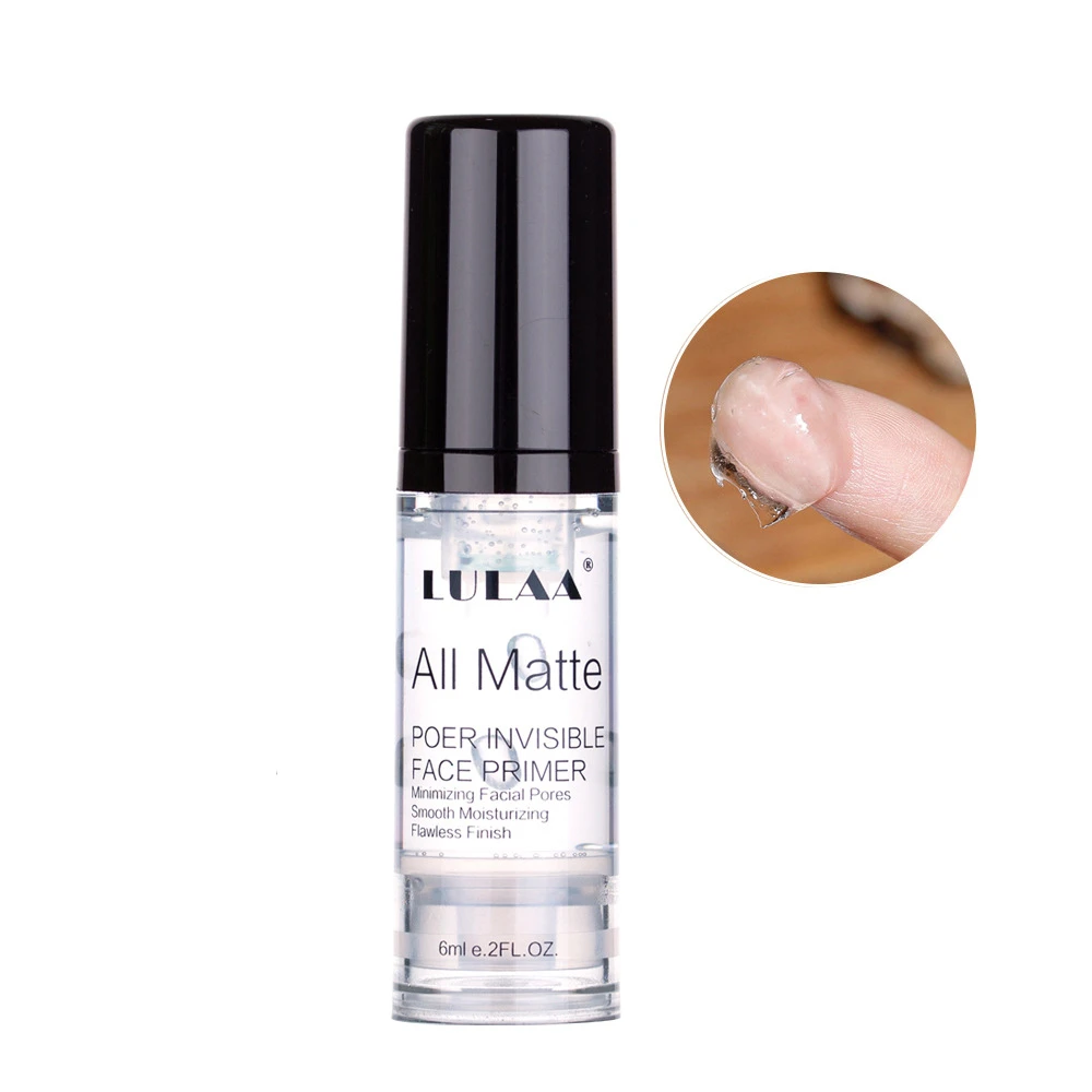 LULAA 1PC 6ml Natural Matte Face Makeup Primer Base Hydrating Concealer Moisturizing To Shrink Pores Base De Maquillaje TSLM1 - Цвет: 01