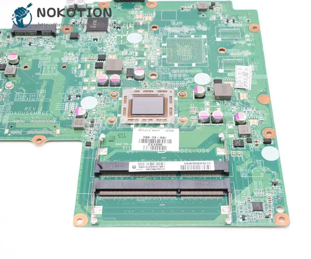 Blog  NOKOTION For HP Pavilion 15 15-B Laptop Motherboard A4-4355M CPU DDR3 709173-501 709173-001 MAIN BO