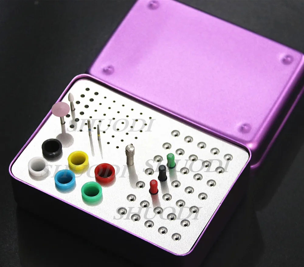 1 Piece 89 Holes 4 ways Dental Autoclavable Endo Box For Endo Files