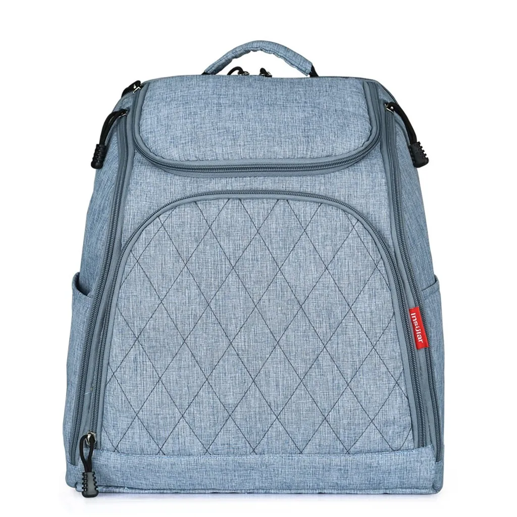 Повседневная сумка для беременных; Простые Модные Детские сумки для мам; плечи; сумка для коляски; рюкзак для подгузников; детская сумка с ремнями для коляски;# G7 - Цвет: Синий