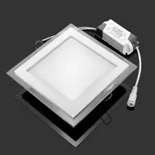 Компенсировать 2 шт. 12 Вт квадратный светодиодный потолочный светильник