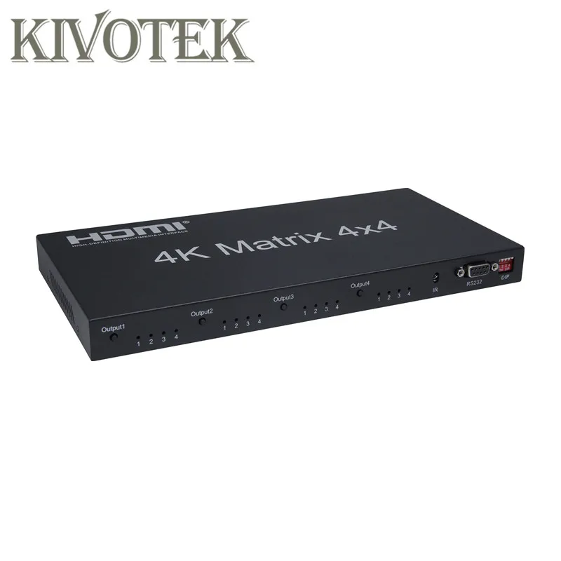

HDMI Matrix Switch FullHD 4K 2K 3D 1080P 4X4 4x2 Switcher Splitter Converter Adapter,IR Control+AC3 Audio For HDTV Free Shipping