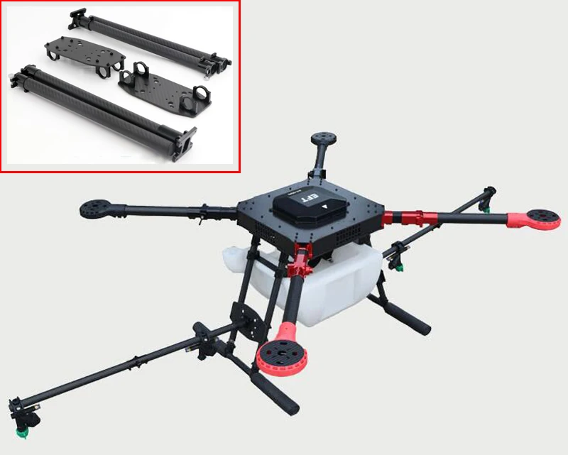 Agricultural plant protection machine drone folding rod aluminum alloy