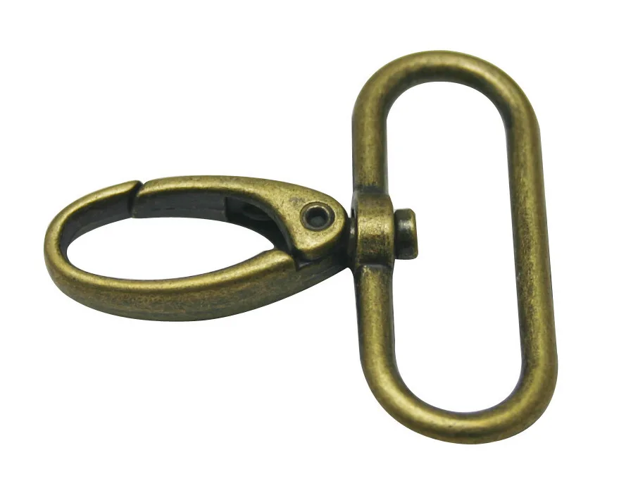 Generic Bronze 1.5 Inches Inside Diameter Oval Ring Lobster Clasp Claw