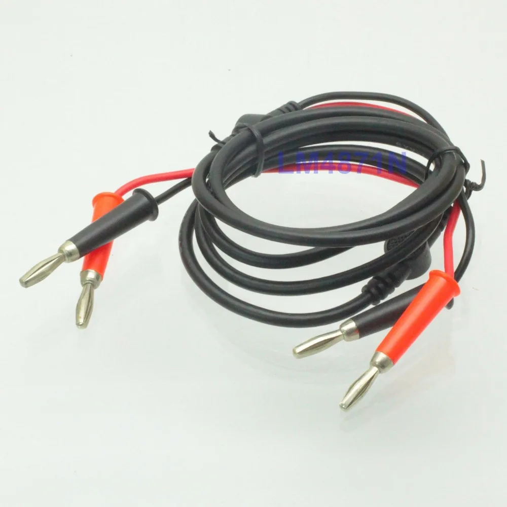 Cable 4mm banana plug to banana plug Oscilloscope test probe wire 6A