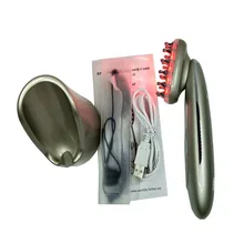 Многофункциональный Вибрационный радиочастотный лазер EMS Фотон био Microccurent волосы, кожа головы стимуляция роста волос уход за кожей Массажер-расческа