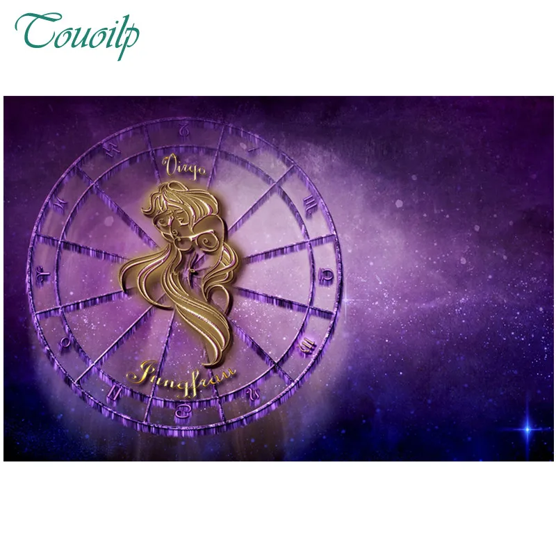 

5d diy diamond painting round&square "Virgo" Cross Stitch Kit Diamond Embroidery Posted on the wall Decor wedding decoration