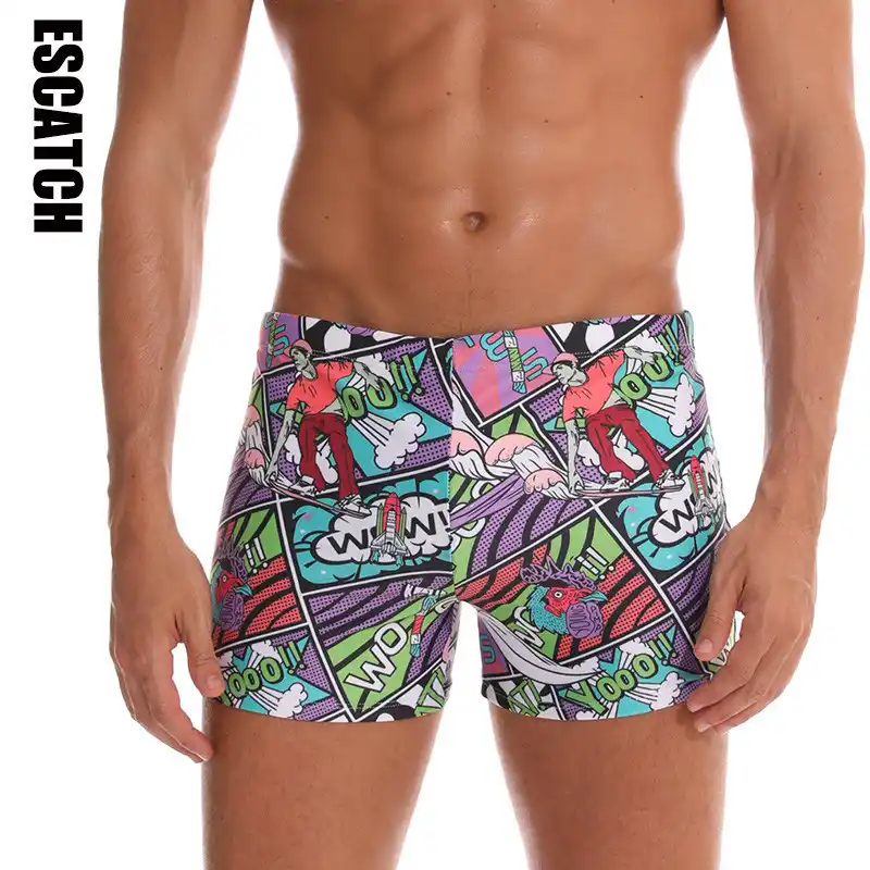 men's square leg swimwear