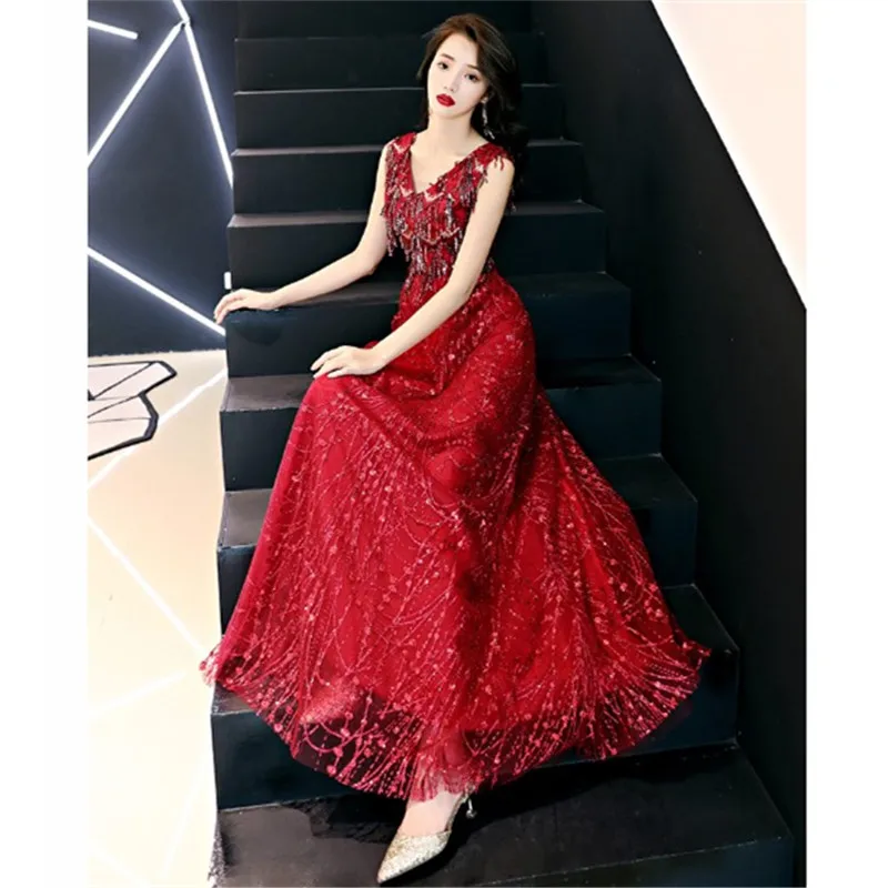 Вечерние Платье строгое Длинное Вечернее vestido de festa longo вечернее платье vestidos de novia вечернее платье с юбкой-годе платье SA080