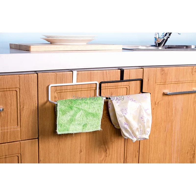 Kitchen towel rack hooks,No drilling hole Multipurpose towel rack
