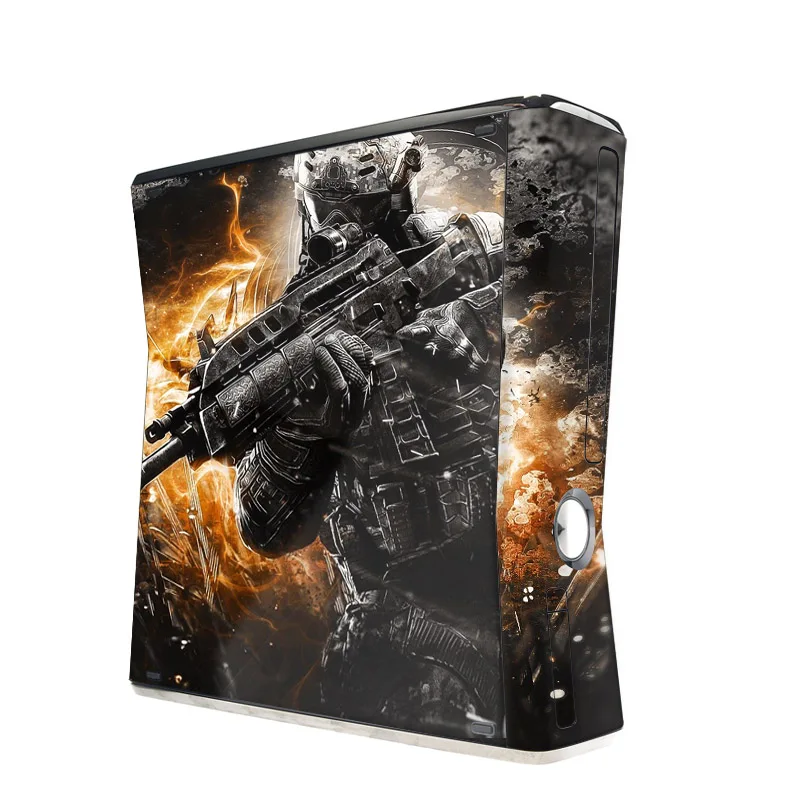 Чехол Warrior Joker на виниловую консоль для Microsoft Xbox 360 SLIM защитные наклейки контроллер
