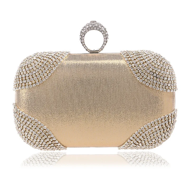 Super Luxury Newest Design Women Diamonds Handmade Finger Ring Evening