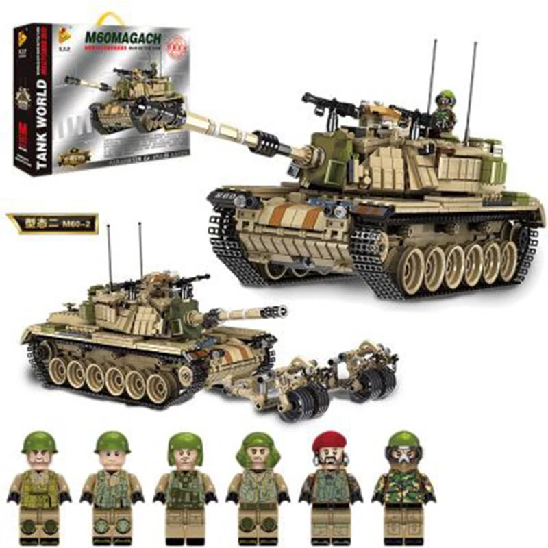 

4Style Military 1339pcs TYPE 99 Main Battle Tank Building Blocks Bricks Assemble Set Toys For Children Compatible LegoLYING City