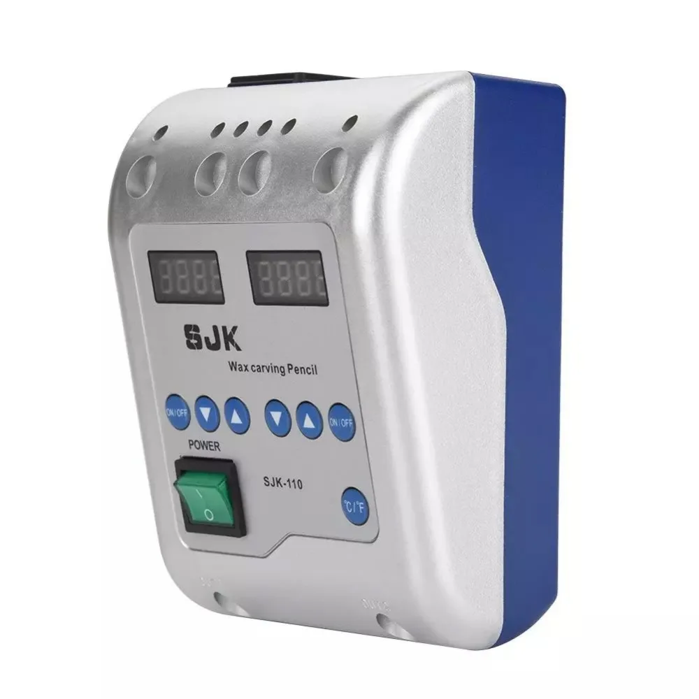 Goede Dubbele Pen Dental Lab Elektrische Dunne Waxer Vleesmes Machine met 6 Wax Tip Pot sieraden gereedschap