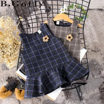 

3-15 Clothes Clothing Children Princess White Long Sleeve Sweater Kids Toddler Prinncess Kids Winter Warm Vest Wool Girl Dress