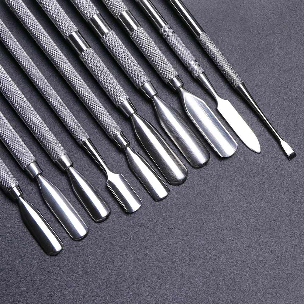 для кутикулы инструменты. инструмент для отодвигания кутикулы. , дл. палочка для кутикулы. металлическая полочка для кутикулы отодвигания.