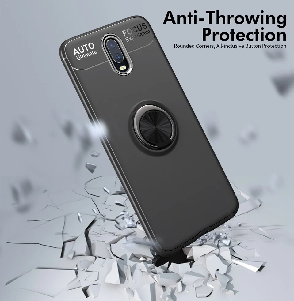 Oneplus6t Ring Case For Oneplus 6t Coque Soft Silicone Magnetic Holder Stand One Plus 6t Case For Oneplus 6 t 6 6t Cover Luxury  (9)