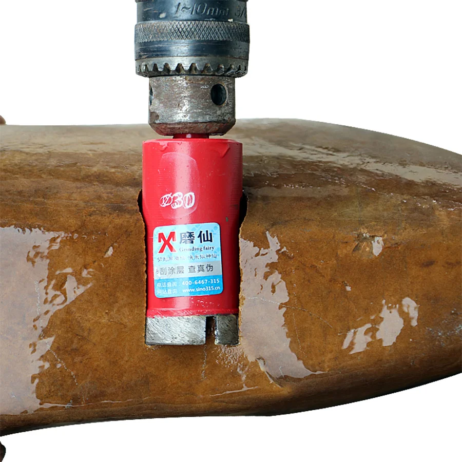 MX 1PC 6-85mm 10mm 12mm Arble Opener Diamond Core Bit Hole Saw Drill Bit For Marble Granite Brick Tile Ceramic Concrete Drilling