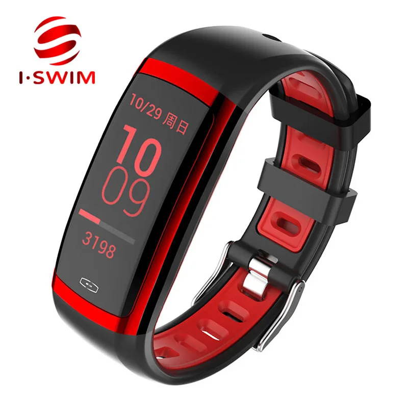 

I-SWIM CD09 Smart Bracelet Blood Pressure Heart Rate Monitor IP67 Waterproof Watch Fitness Tracker Smart Band For Men Women