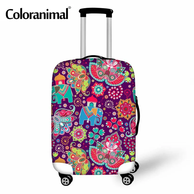 Coloranimal African Traditional Luggage Protective Covers Suitcase
