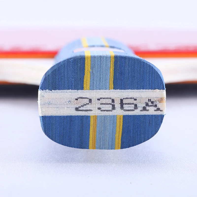 أفضل بائع 2 قطع مزدوجة الأسماك 236A تنس طاولة مضرب مضرب تنس طاولة مجداف بينغبونغ بات سريع هجوم حلقة مع 3 كرات